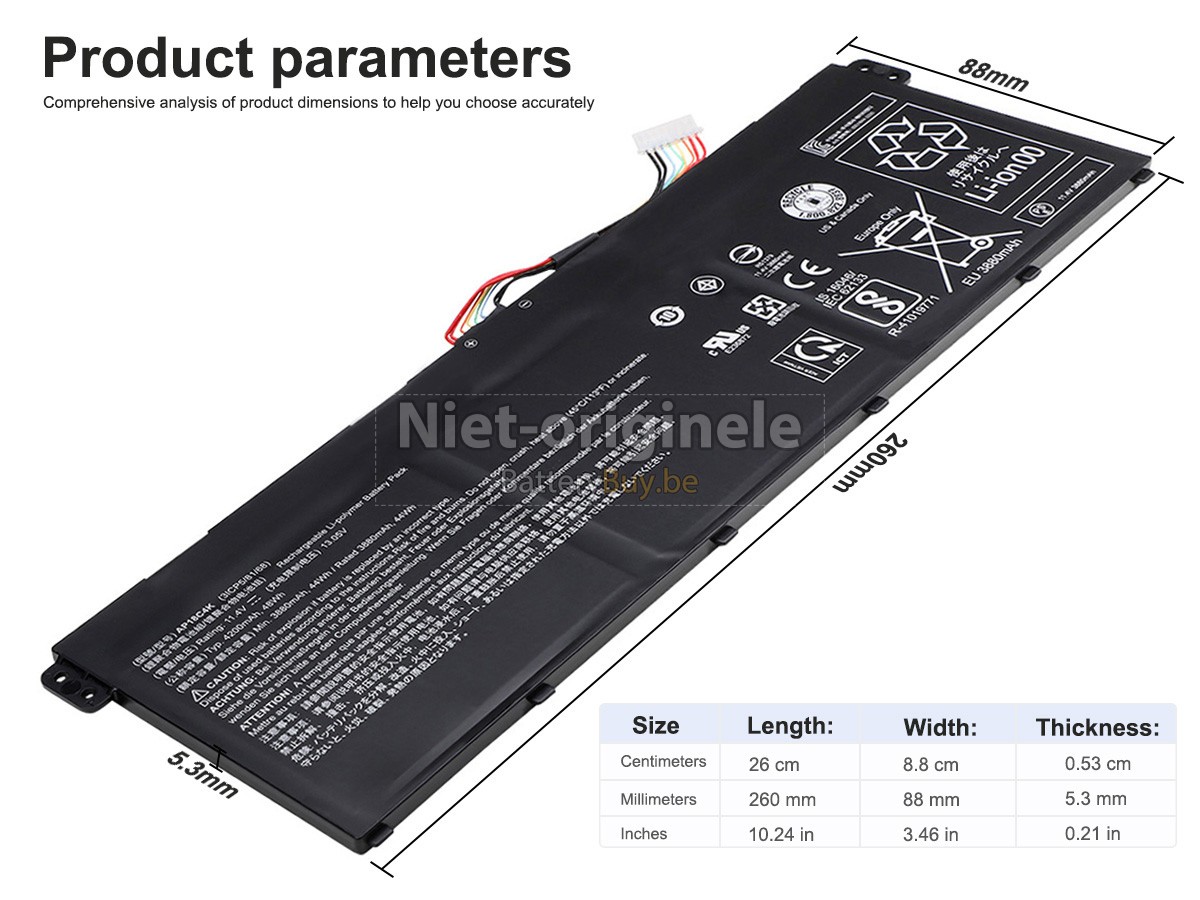 Acer Aspire 3 A315-44P-R3PM accu