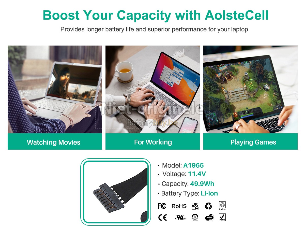 Apple A1932 EMC 3184 accu