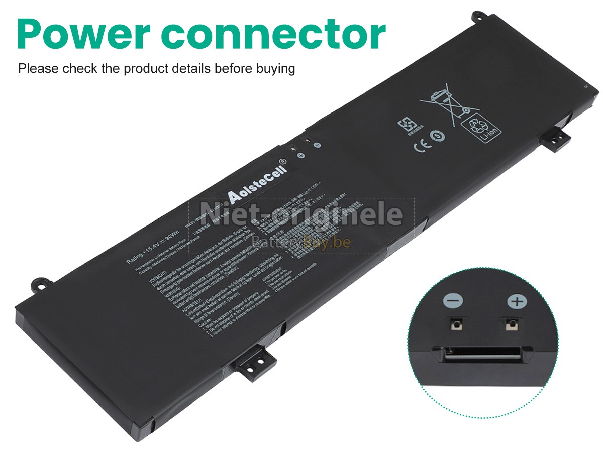 Asus Rog ZEPHYRUS S17 GX703HM-DB76 accu