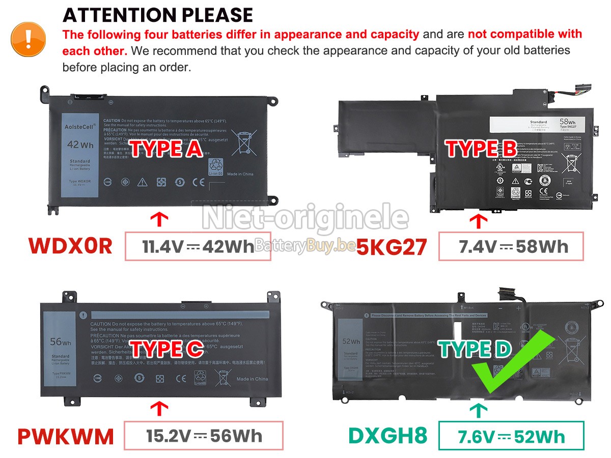 Dell Inspiron 14 7000 accu