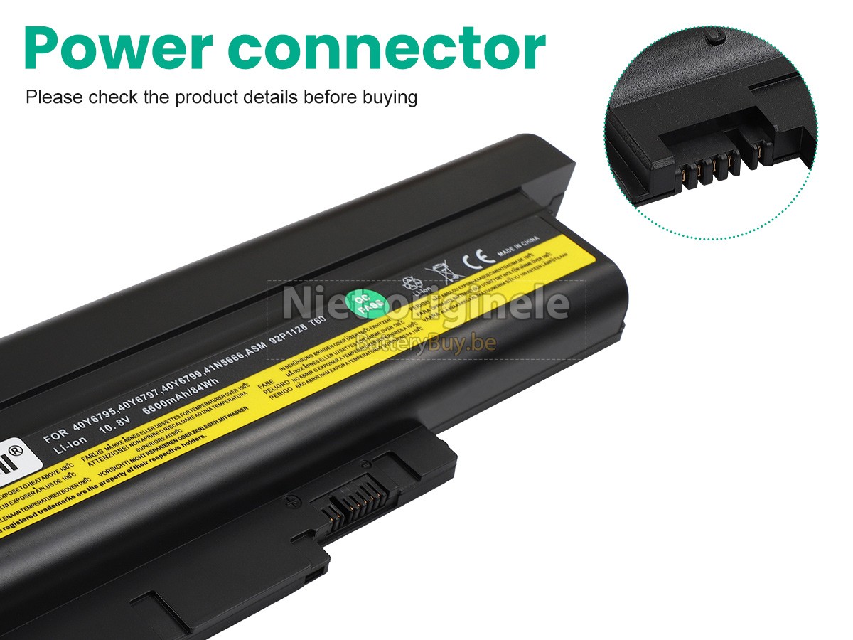 IBM ThinkPad T60 6466 accu