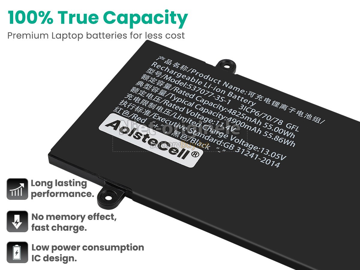 IPASON 537077-3S1P accu