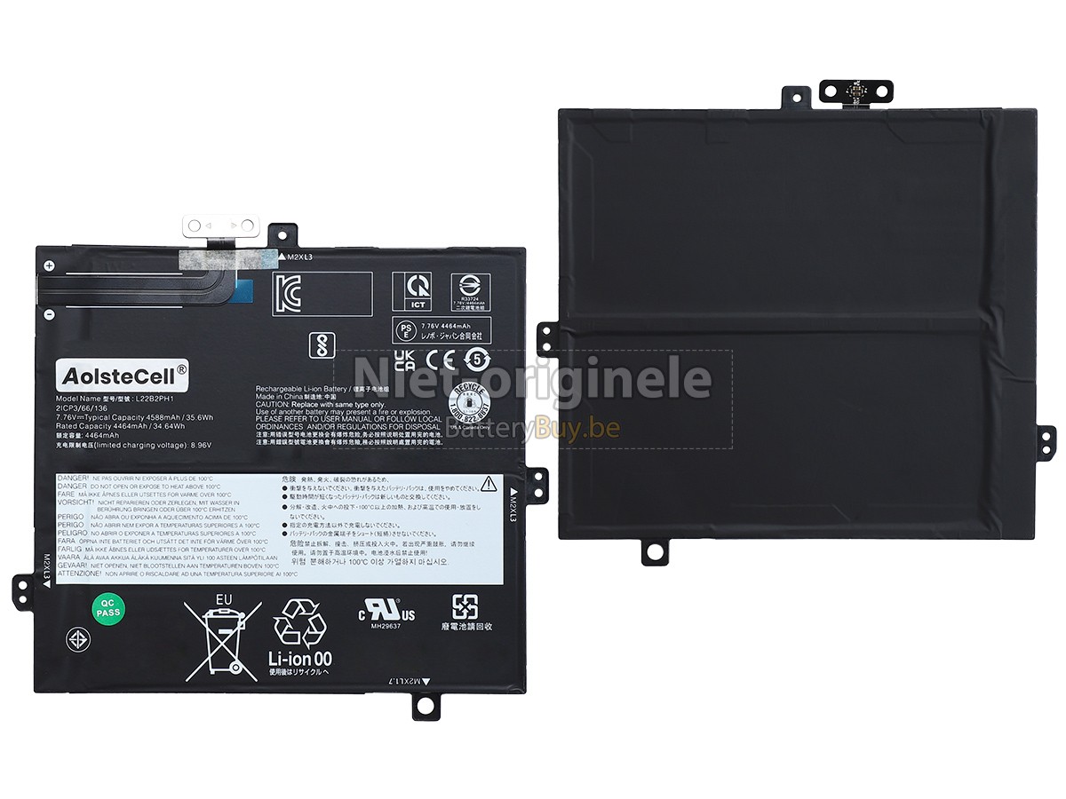 Lenovo IdeaPad DUET 3 11IAN8-82XK000MPP accu