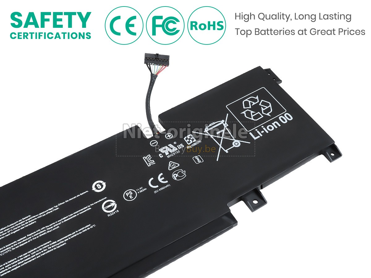 MSI PRESTIGE 14 A12UC-209ES accu