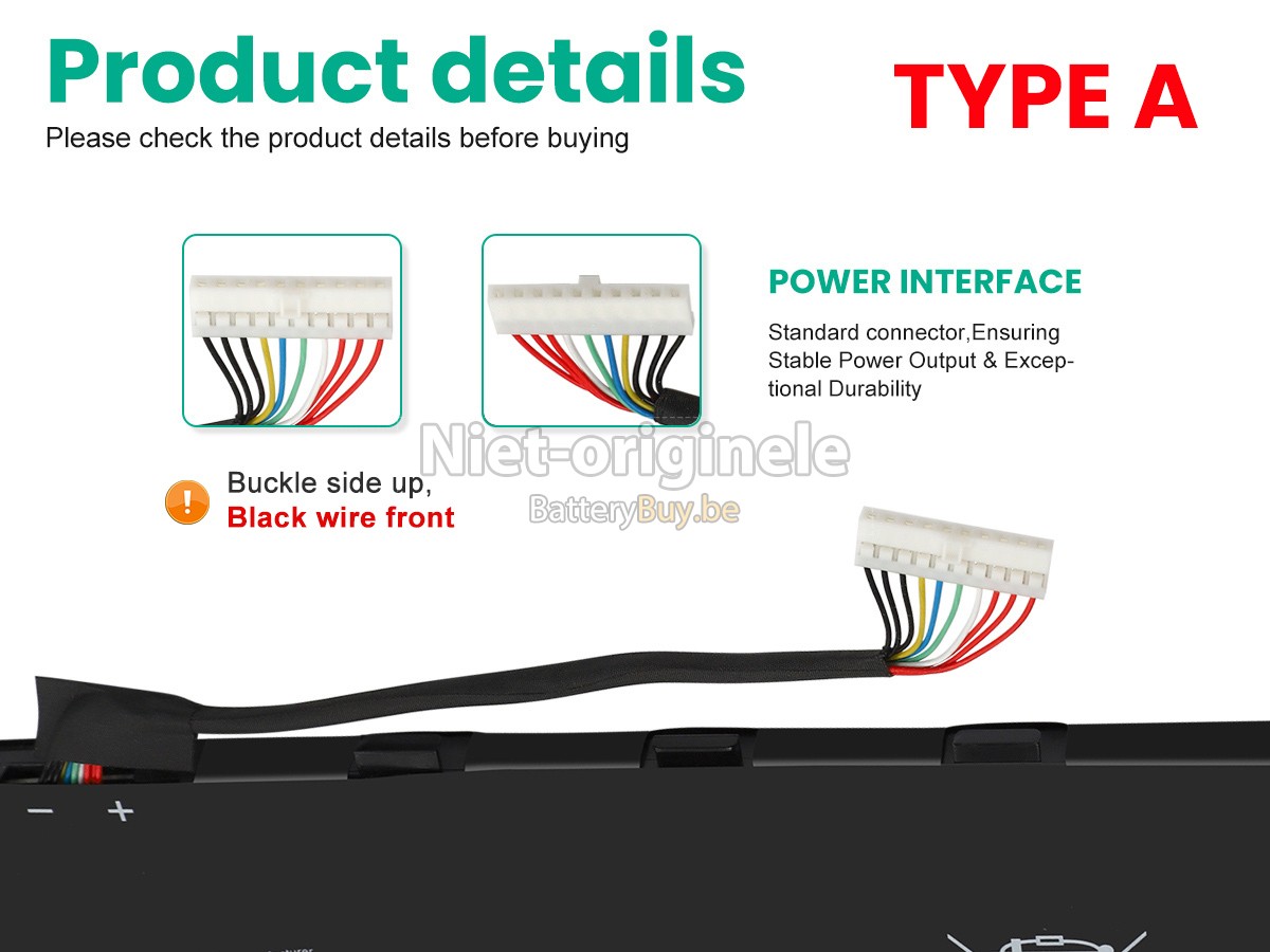 MSI STEALTH GS77 12UGS-084 accu