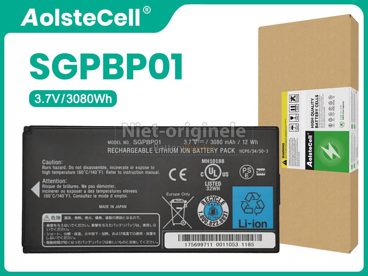 Sony VAIO Tablet P accu